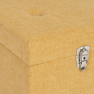 Chest Synthetic Fabric Wood