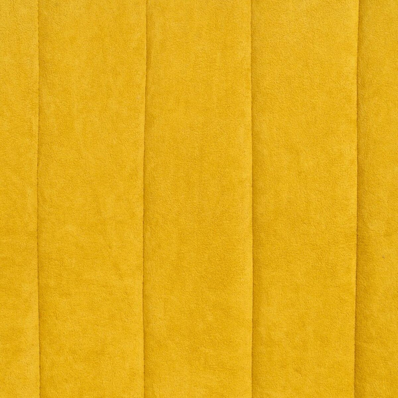 Armchair 63 x 50 x 83 cm Synthetic Fabric Wood Yellow