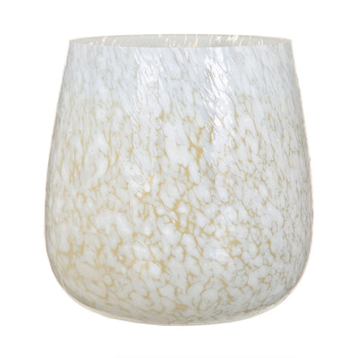 Candleholder Crystal 13 x 13 x 13 cm White