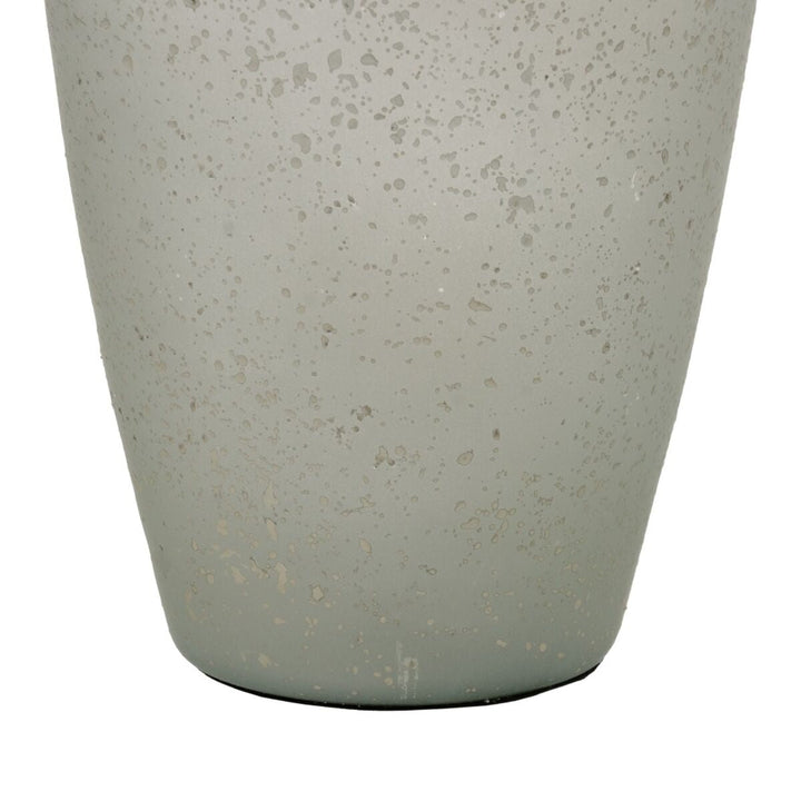 Decorative bottle Grey Silver 15 x 15 x 46 cm Decorative