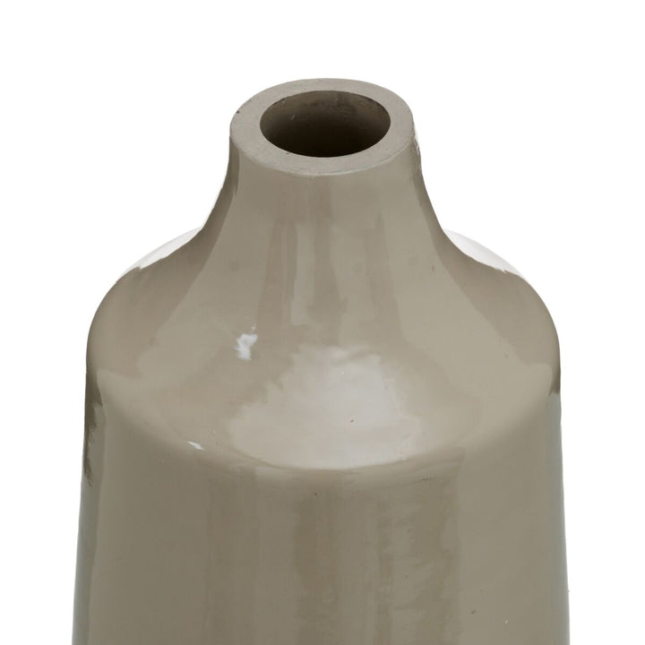Decorative bottle Beige Silver 17 x 16 x 44 cm Decorative