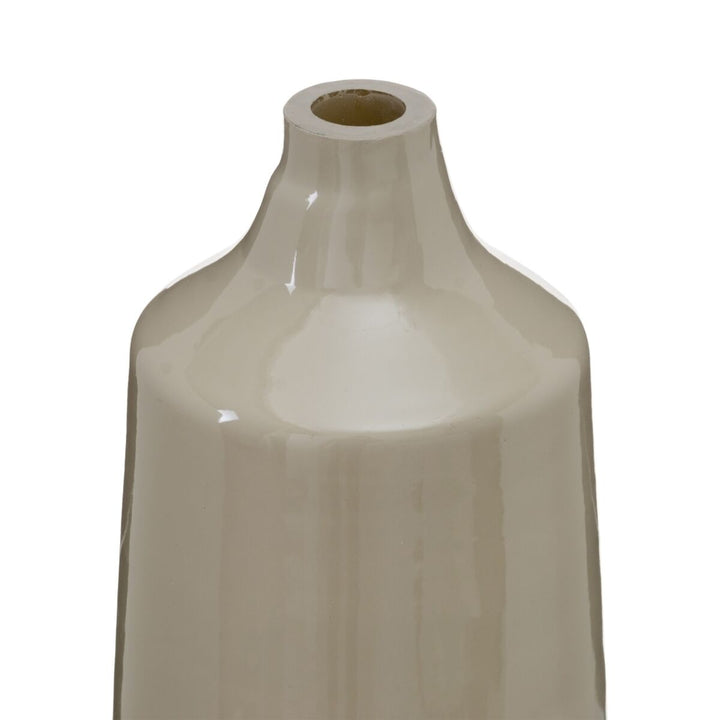 Decorative bottle Beige Silver 20 x 11 x 53 cm Decorative