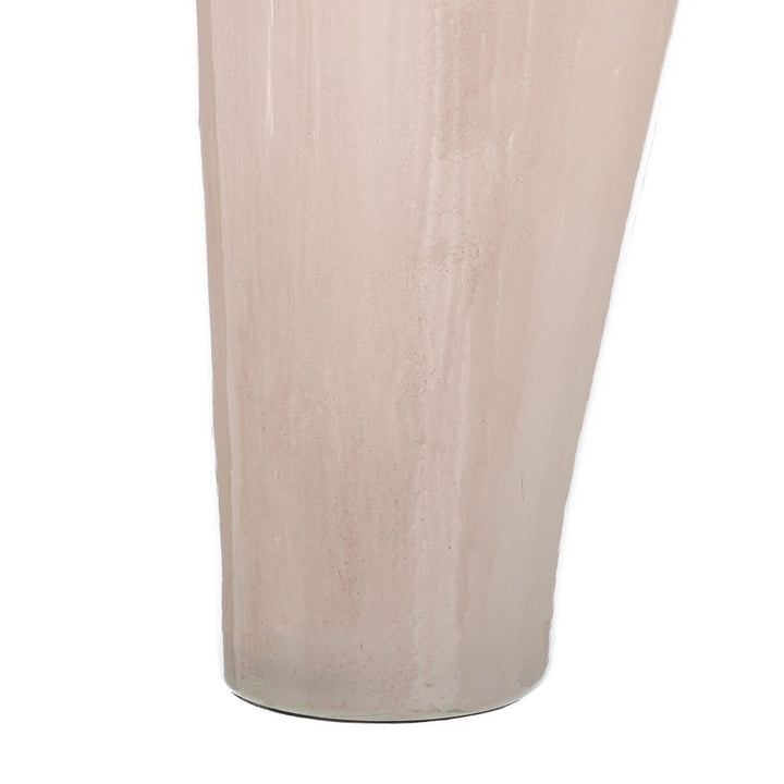 Decorative bottle Cream Golden 13 x 10 x 47 cm Decorative