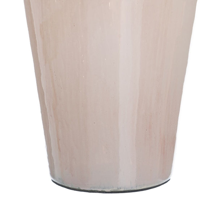 Decorative bottle Cream Golden 15 x 12 x 56 cm Decorative