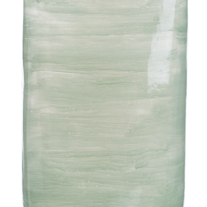 Decorative bottle Green Silver 19 x 13 x 62 cm Decorative