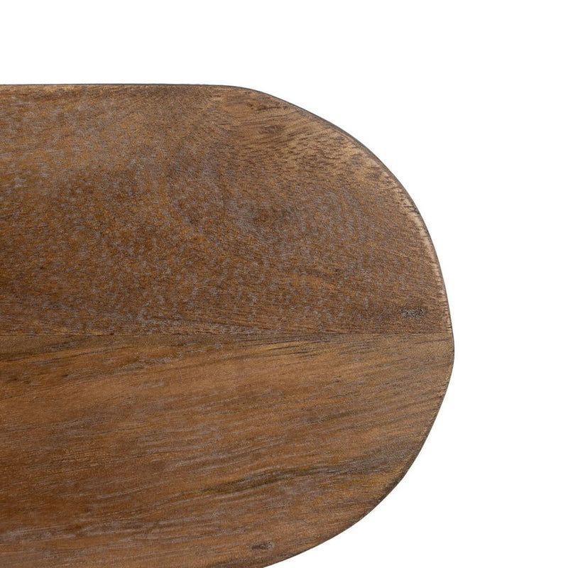 Console LIVU Black Natural Iron Mango wood 117 x 36,5 x 75 cm