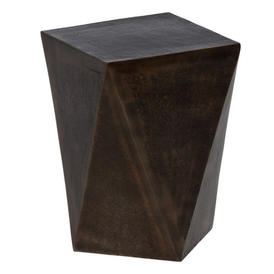 Small Side Table Bronze Aluminium 30 x 30 x 43,5 cm