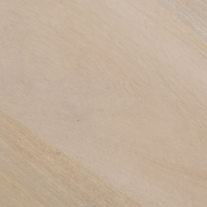 Centre Table White Mango wood 67 x 50 x 38 cm