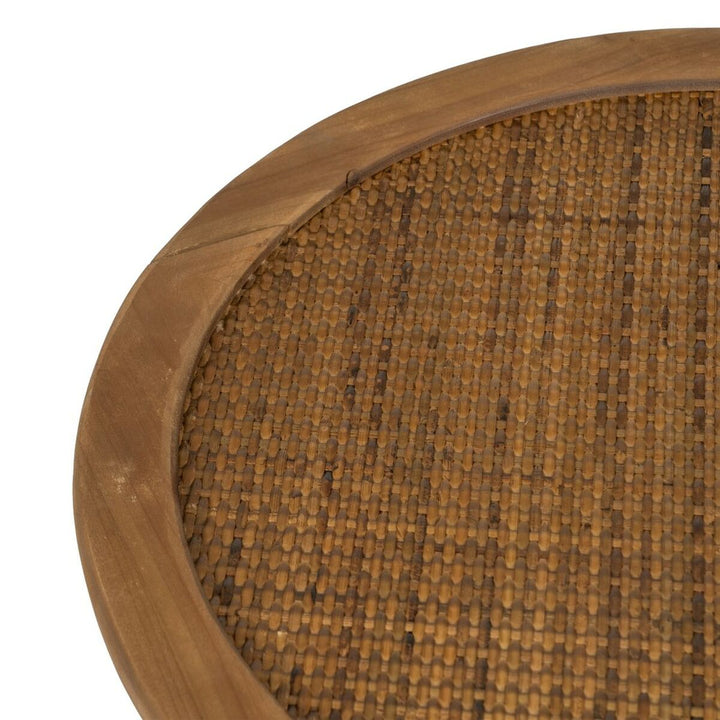 Small Side Table Black Golden 50 x 50 x 57 cm