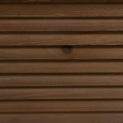 Consola Preto Natural Ferro Vidro temperado Madeira de abeto 134 x 32 x 83 cm