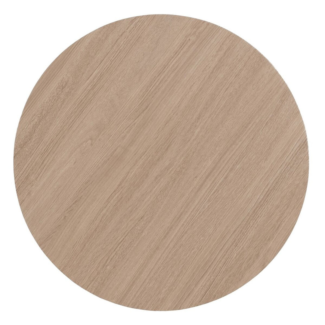 Centre Table Black Natural 65 x 65 x 37,5 cm
