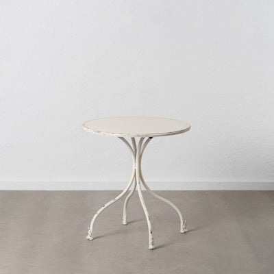 Side table Cream Iron 70 x 70 x 75 cm