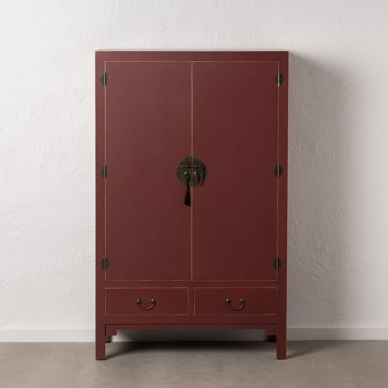 Cupboard ORIENTE Terracotta colour 100 x 45 x 160 cm