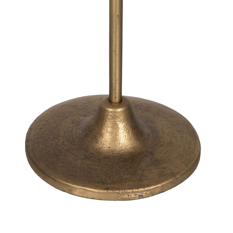 Candleholder Golden Iron 15 x 15 x 43 cm