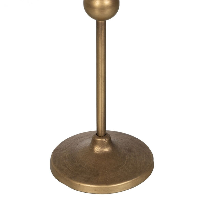 Candleholder Golden Iron 15 x 15 x 31 cm