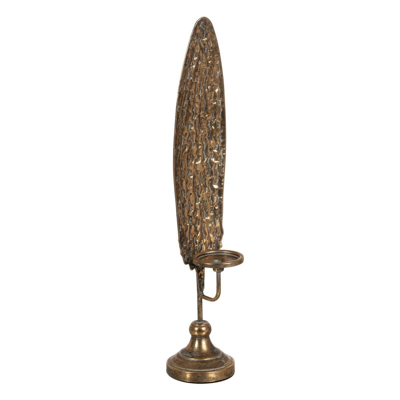 Candleholder Golden Iron 14 x 16,5 x 73 cm