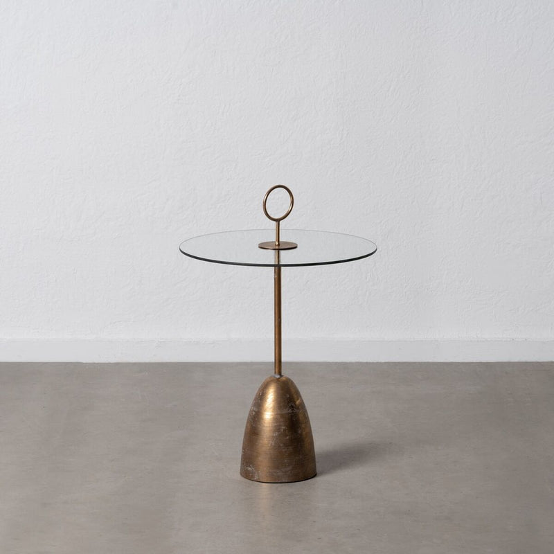 Side table Golden Crystal Iron 50 x 50 x 75,5 cm