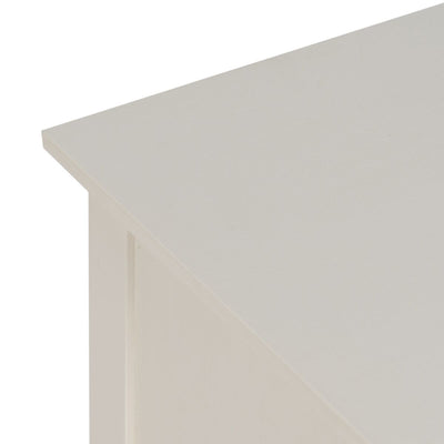 Console Blanc Bois de pin Bois MDF 90 x 30 x 81 cm