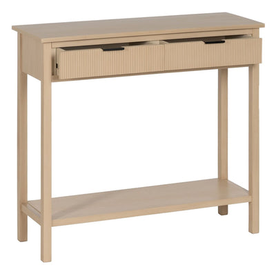 Console Natural Pine MDF Wood 90 x 30 x 81 cm