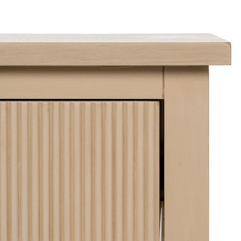Console Natural Pine MDF Wood 90 x 30 x 81 cm
