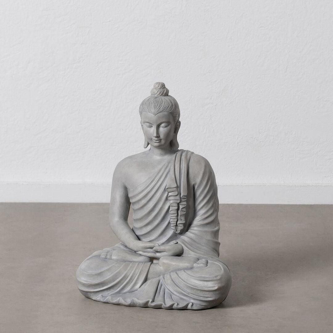 Decorative Figure Grey Buddha 46,3 x 34,5 x 61,5 cm
