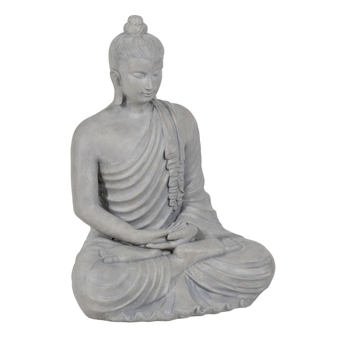 Decorative Figure Grey Buddha 46,3 x 34,5 x 61,5 cm
