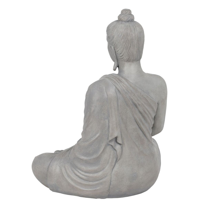 Decorative Figure Grey Buddha 46,3 x 34,5 x 61,5 cm