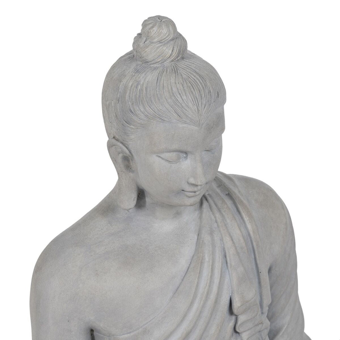 Decorative Figure Grey Buddha 46,3 x 34,5 x 61,5 cm