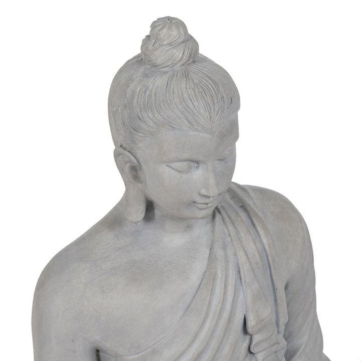 Decorative Figure Grey Buddha 46,3 x 34,5 x 61,5 cm