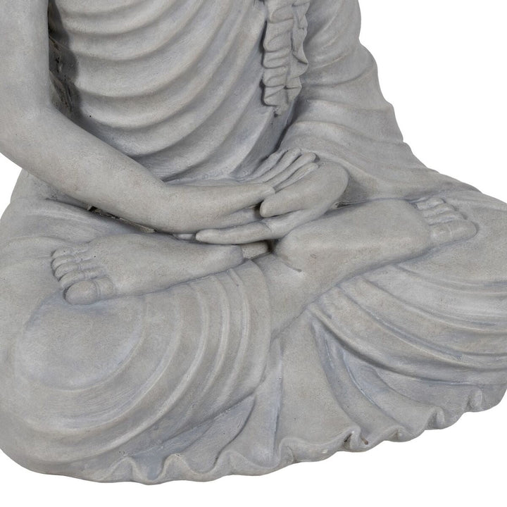 Decorative Figure Grey Buddha 46,3 x 34,5 x 61,5 cm