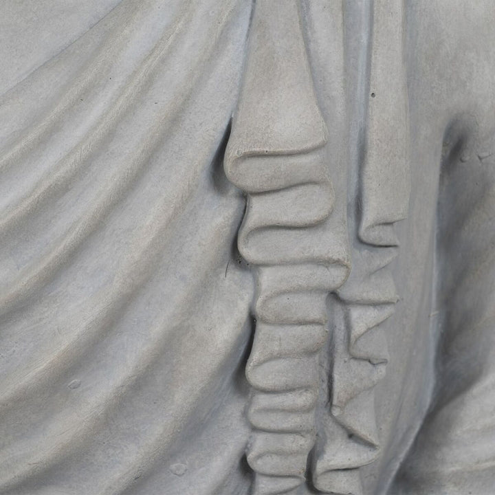 Decorative Figure Grey Buddha 46,3 x 34,5 x 61,5 cm