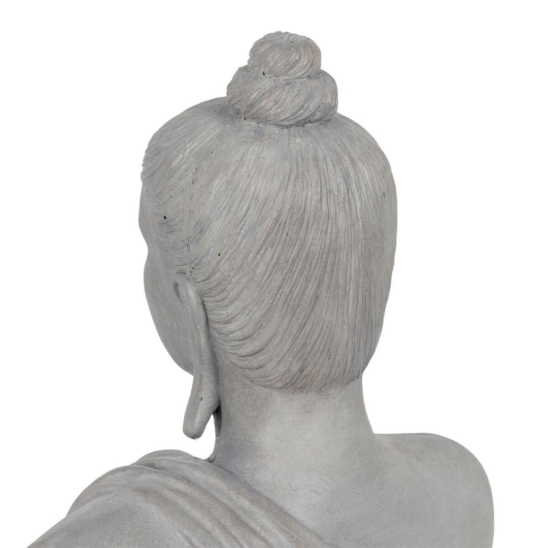 Decorative Figure Grey Buddha 46,3 x 34,5 x 61,5 cm