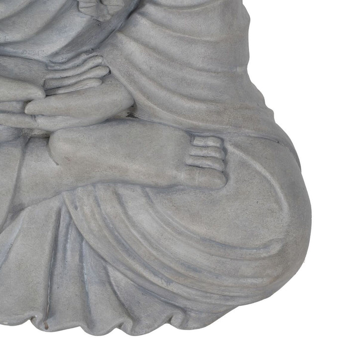 Decorative Figure Grey Buddha 46,3 x 34,5 x 61,5 cm