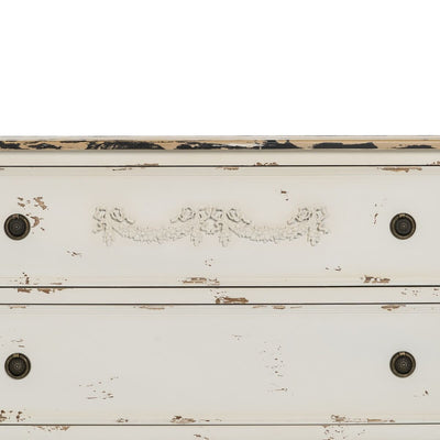 Chest of drawers White Fir wood MDF Wood 105 x 50 x 87,5 cm