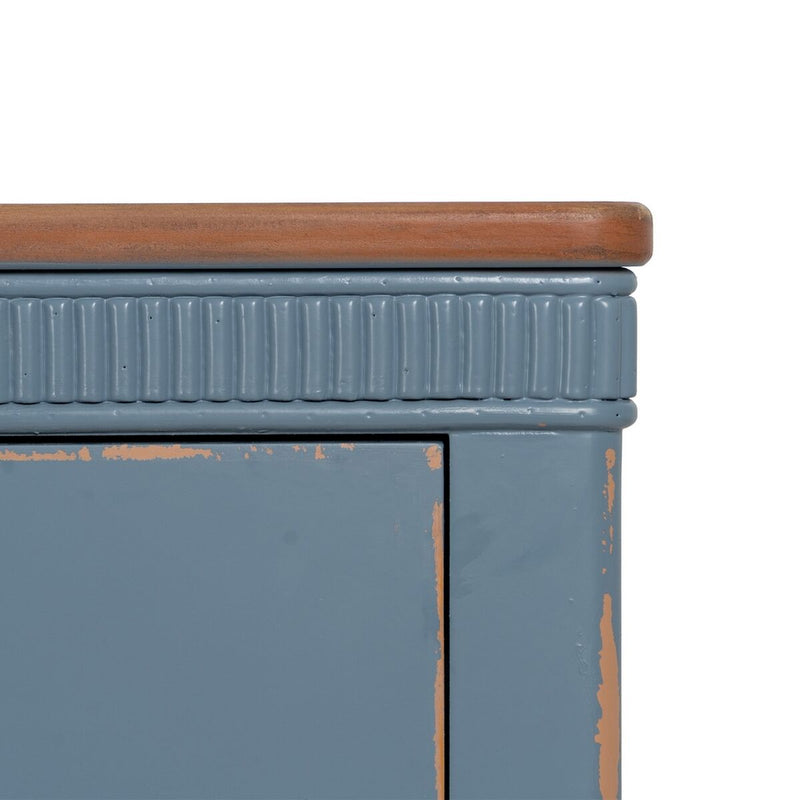 Chest of drawers Blue Natural Fir wood MDF Wood 115 x 45 x 90 cm