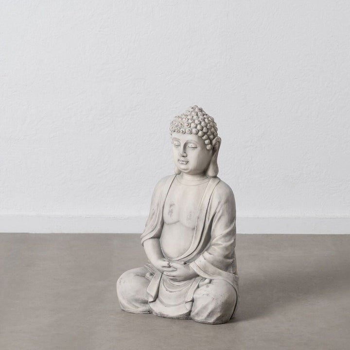 Decorative Figure Grey Buddha Ethnic 44,5 x 28 x 70,5 cm