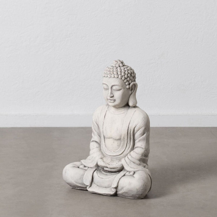 Decorative Figure Grey Buddha Ethnic 44 x 27 x 58 cm