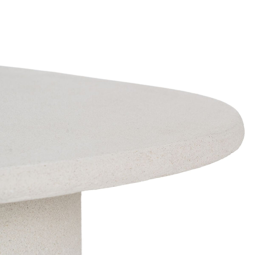 Centre Table WILMA White MDF Wood 57 x 57 x 40 cm