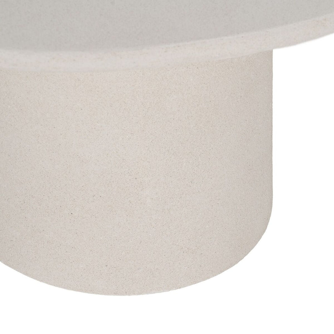 Centre Table WILMA White MDF Wood 57 x 57 x 40 cm