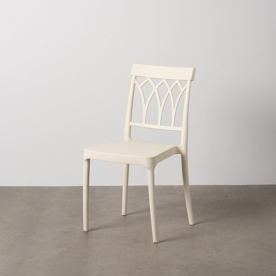 Dining Chair White polypropylene 42 x 54 x 83 cm