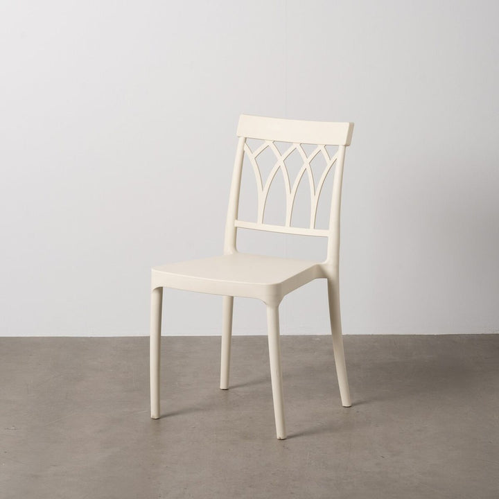 Dining Chair White polypropylene 42 x 54 x 83 cm