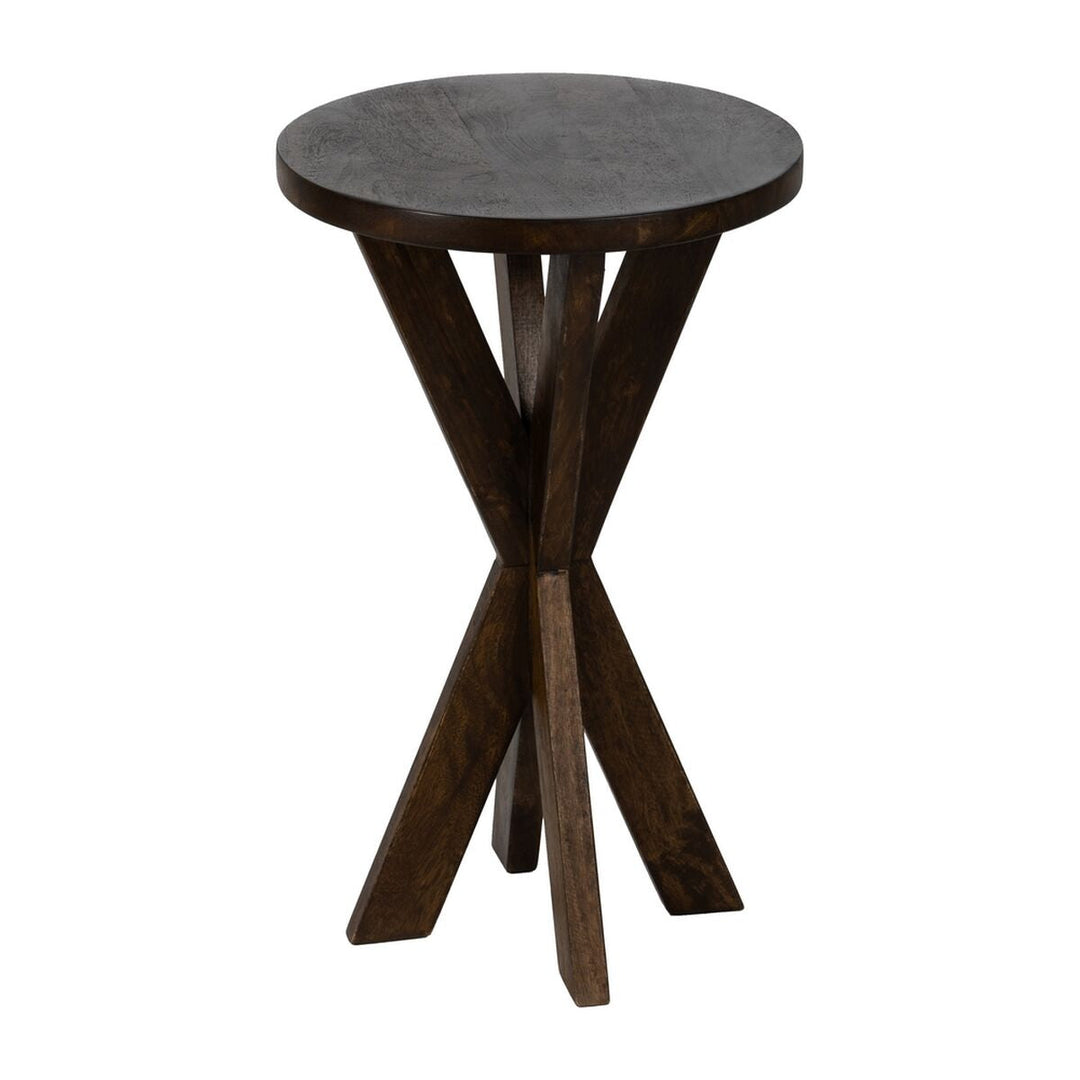 Small Side Table Natural 37 x 37 x 60 cm