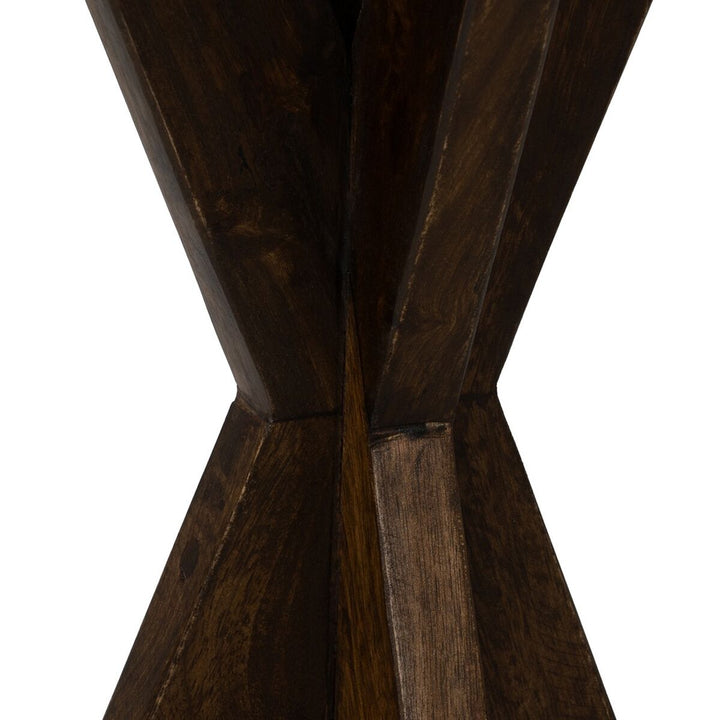 Small Side Table Natural 37 x 37 x 60 cm