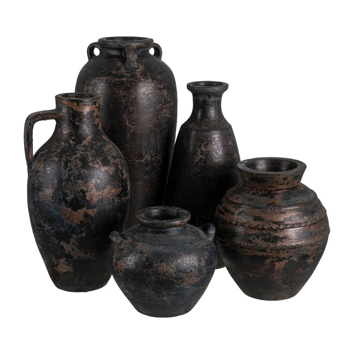 Vase Brown Terracotta 29 x 31 x 34 cm