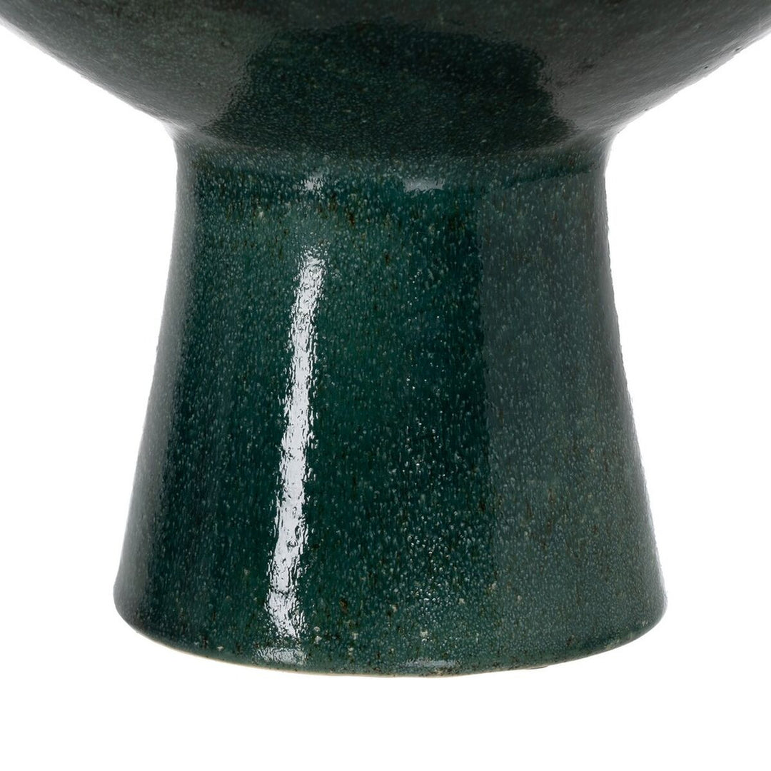 Centerpiece White Green Ceramic