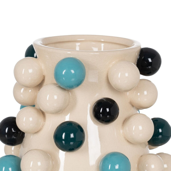 Vase Multicolour Ceramic 21 x 21 x 26 cm