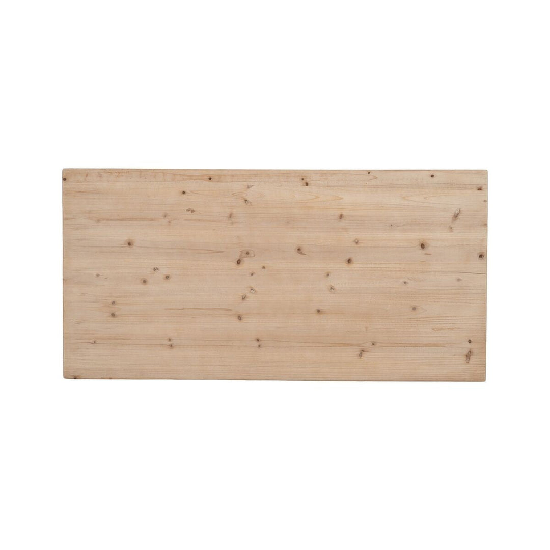 Dining Table White Natural Fir wood 120 x 60 x 48 cm