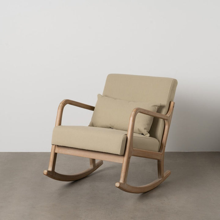 Rocking Chair Rubber wood 66 x 88 x 80 cm
