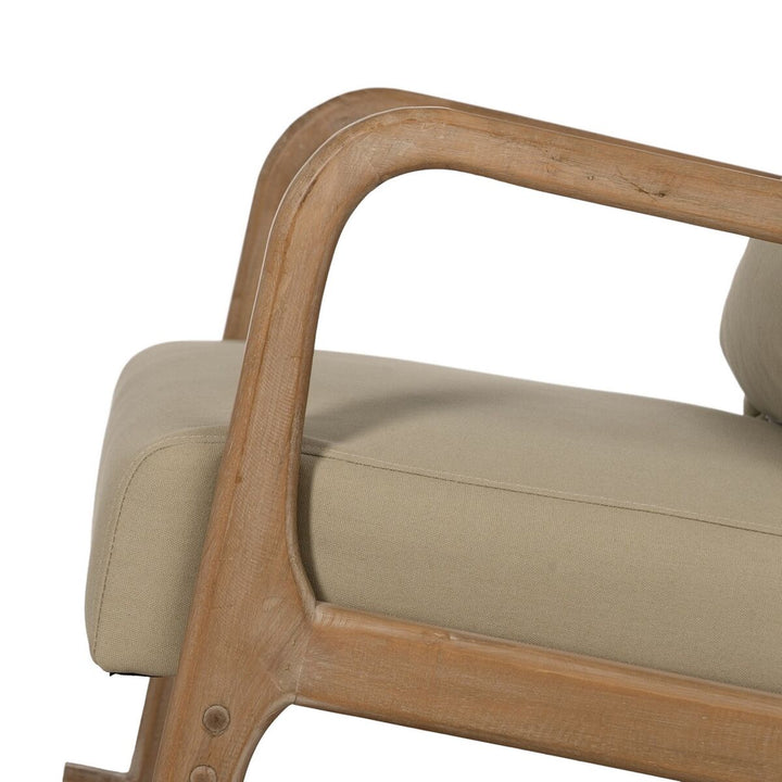 Rocking Chair Rubber wood 66 x 88 x 80 cm