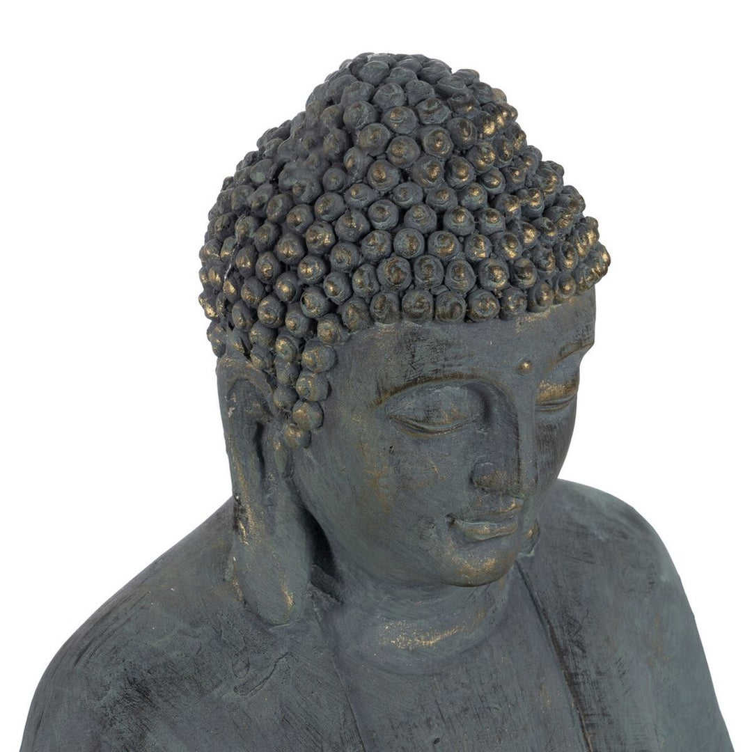 Decorative Figure Beige Grey Buddha 50 x 35 x 62 cm